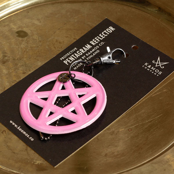 Pink pentagram reflector
