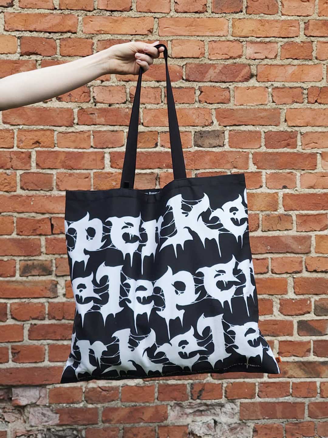 (COMING SOON) Perkele Tote Bag, Metal Edition, Black