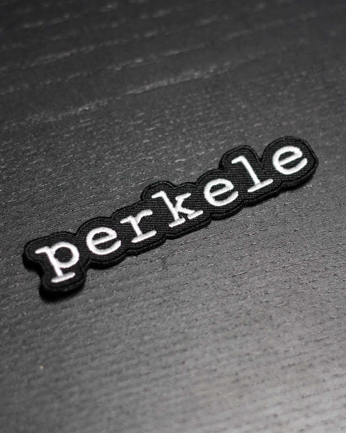 Perkele Patch, kangasmerkki, haalarimerkki