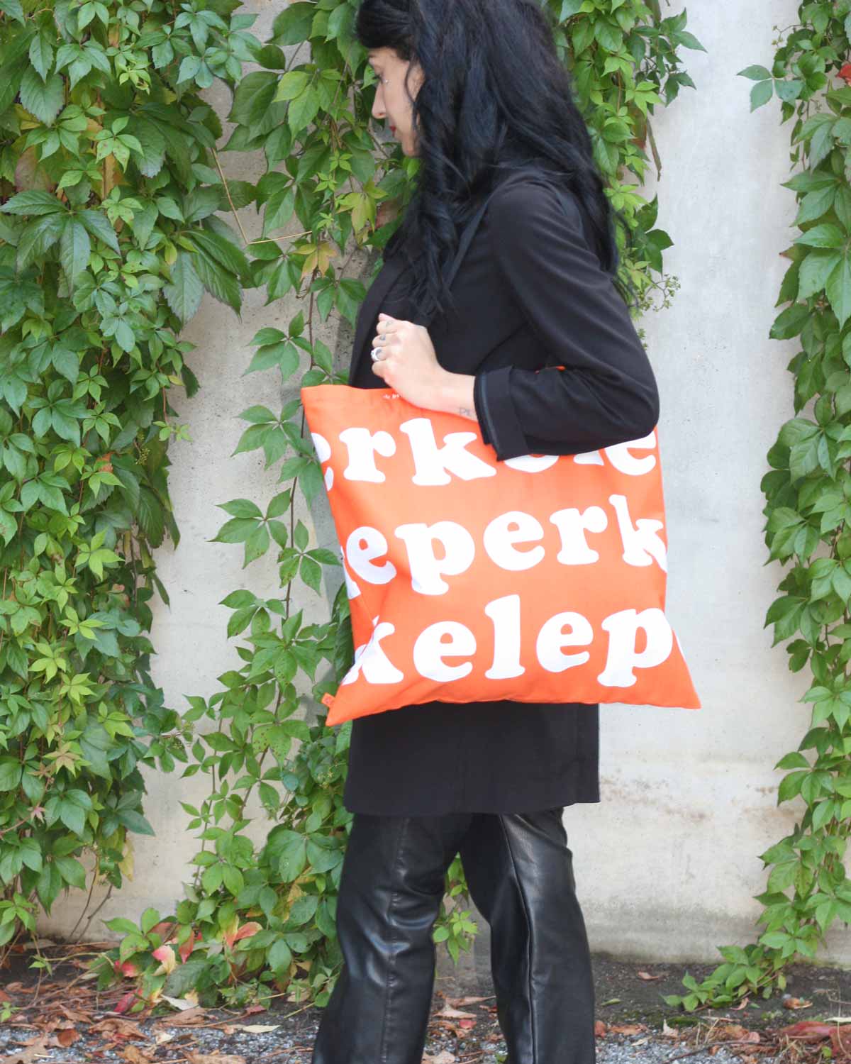 Perkele Tote Bag, Rusty Red