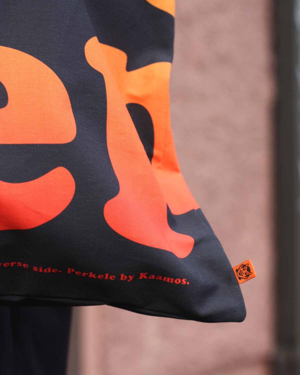 Perkele Tote Bag, Autumn Colors, Big Letters