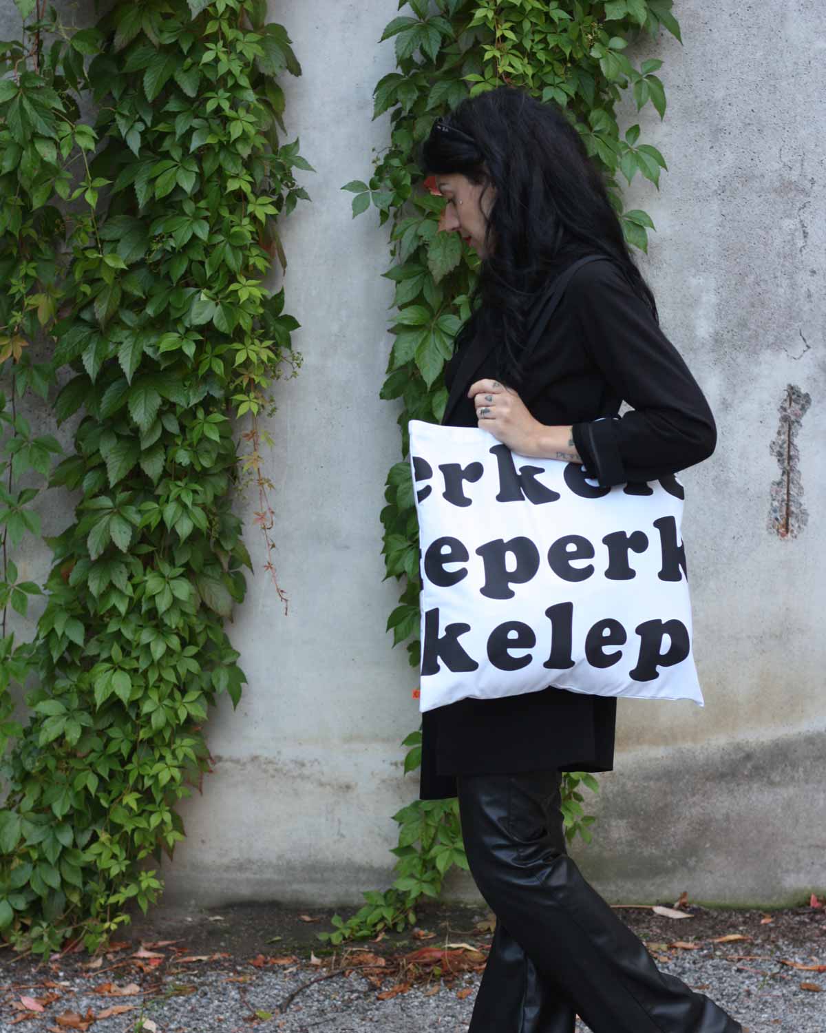 Perkele Tote Bag, White