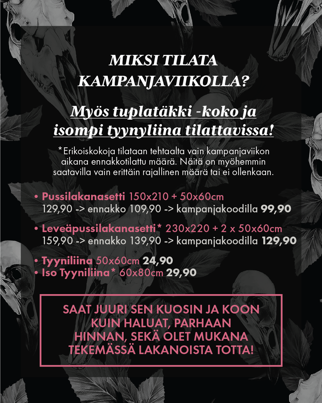 Goottilakanat -ennakkotilaus
