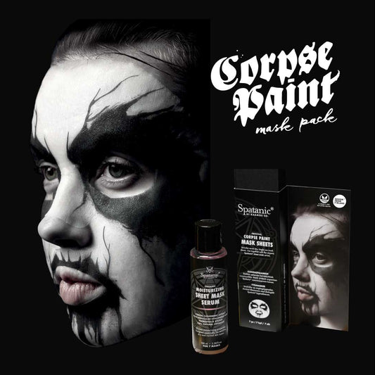 Corpse Paint Sheet Mask set, 7 masks