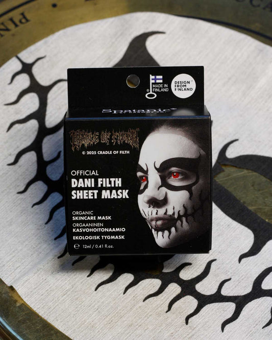 Dani Filth Sheet Mask, 1pc, Licensed Cradle of Filth
