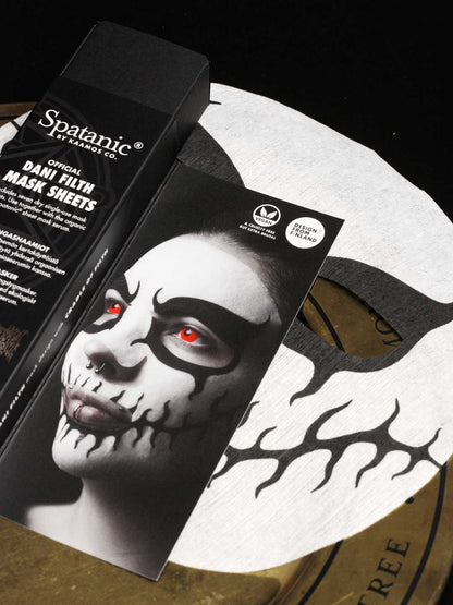 Dani Filth Sheet Mask set, 7 masks, Licensed Cradle of Filth