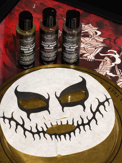 Dani Filth Sheet Mask set, 7 masks, Licensed Cradle of Filth