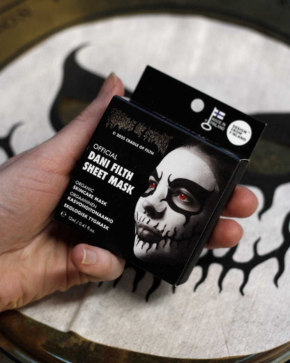Dani Filth Sheet Mask, 1pc, Licensed Cradle of Filth
