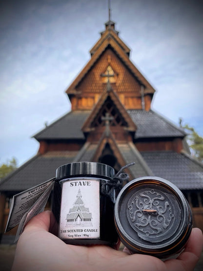 Soy candle, Stave Church