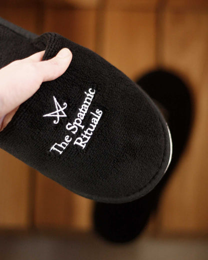 Black home spa slippers, Spatanic®