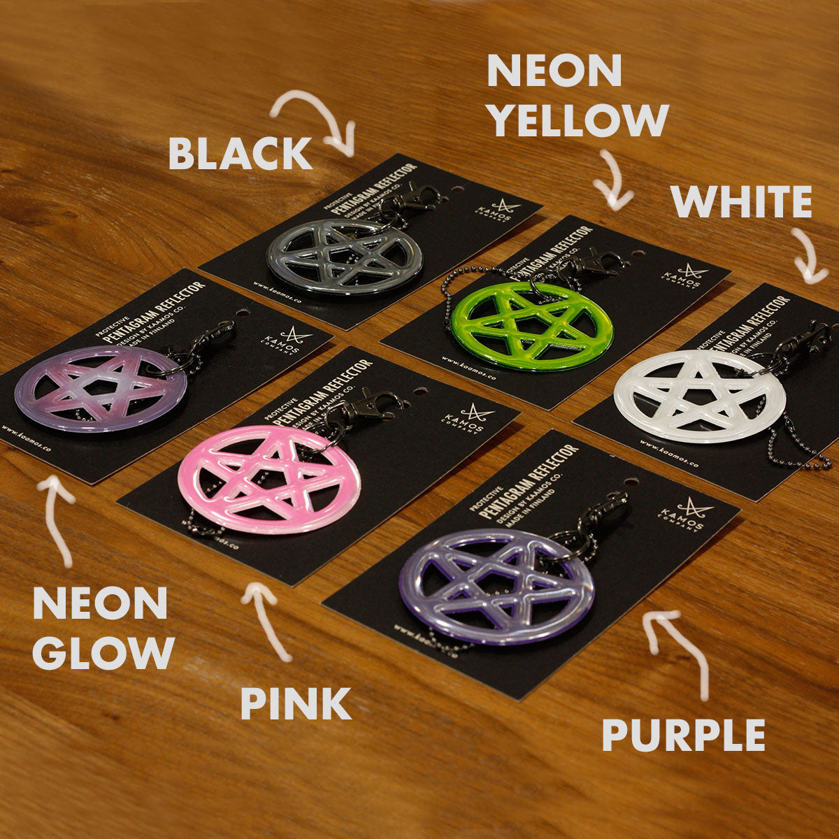 Neon Glow pentagram reflector (B-grade)