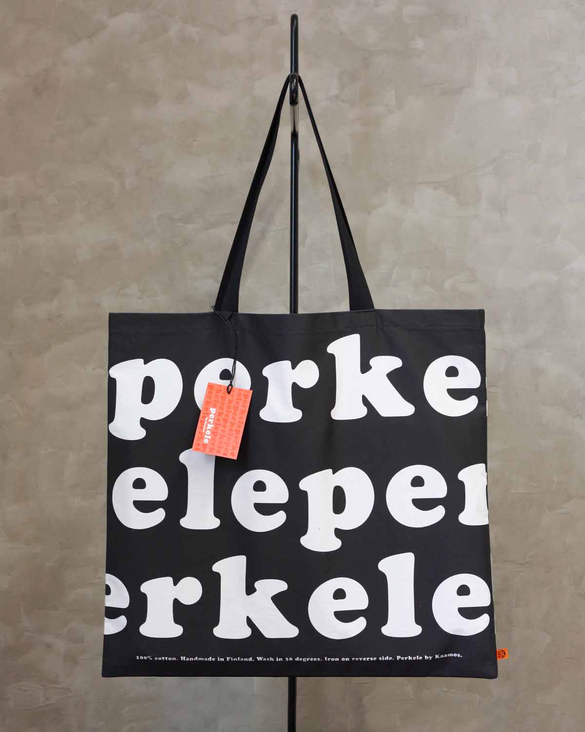 Perkele Tote Bag, Black