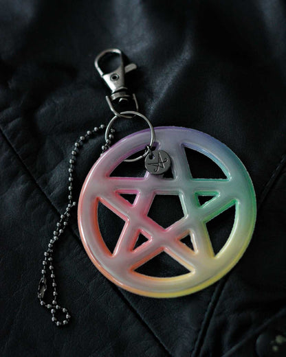Rainbow Pentagram, Reflector Charm (Coming Soon!)