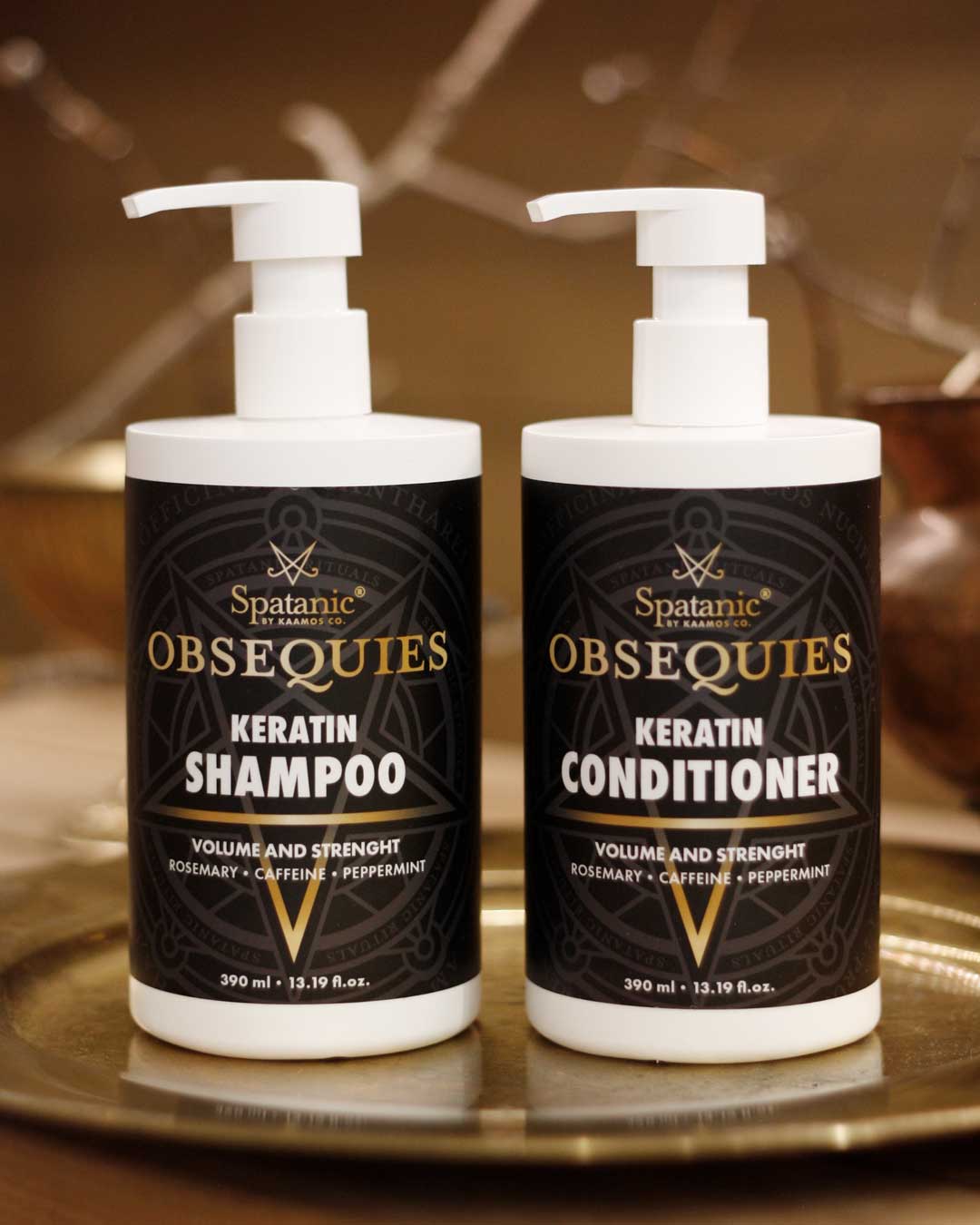 Keratin Shampoo, Volume and Strength 390ml