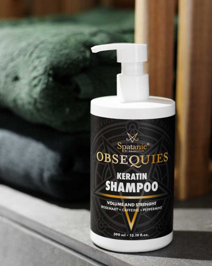Keratin Shampoo, Volume and Strength 390ml