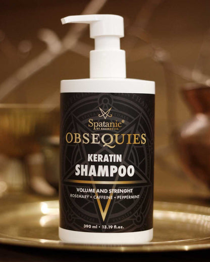 Keratin Shampoo, Volume and Strength 390ml