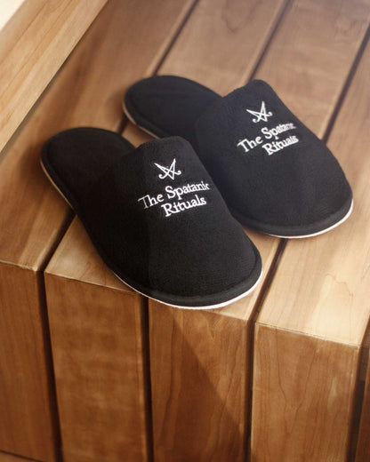 Black home spa slippers, Spatanic®