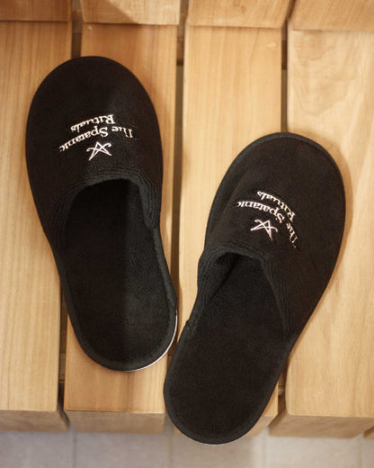 Black home spa slippers, Spatanic®