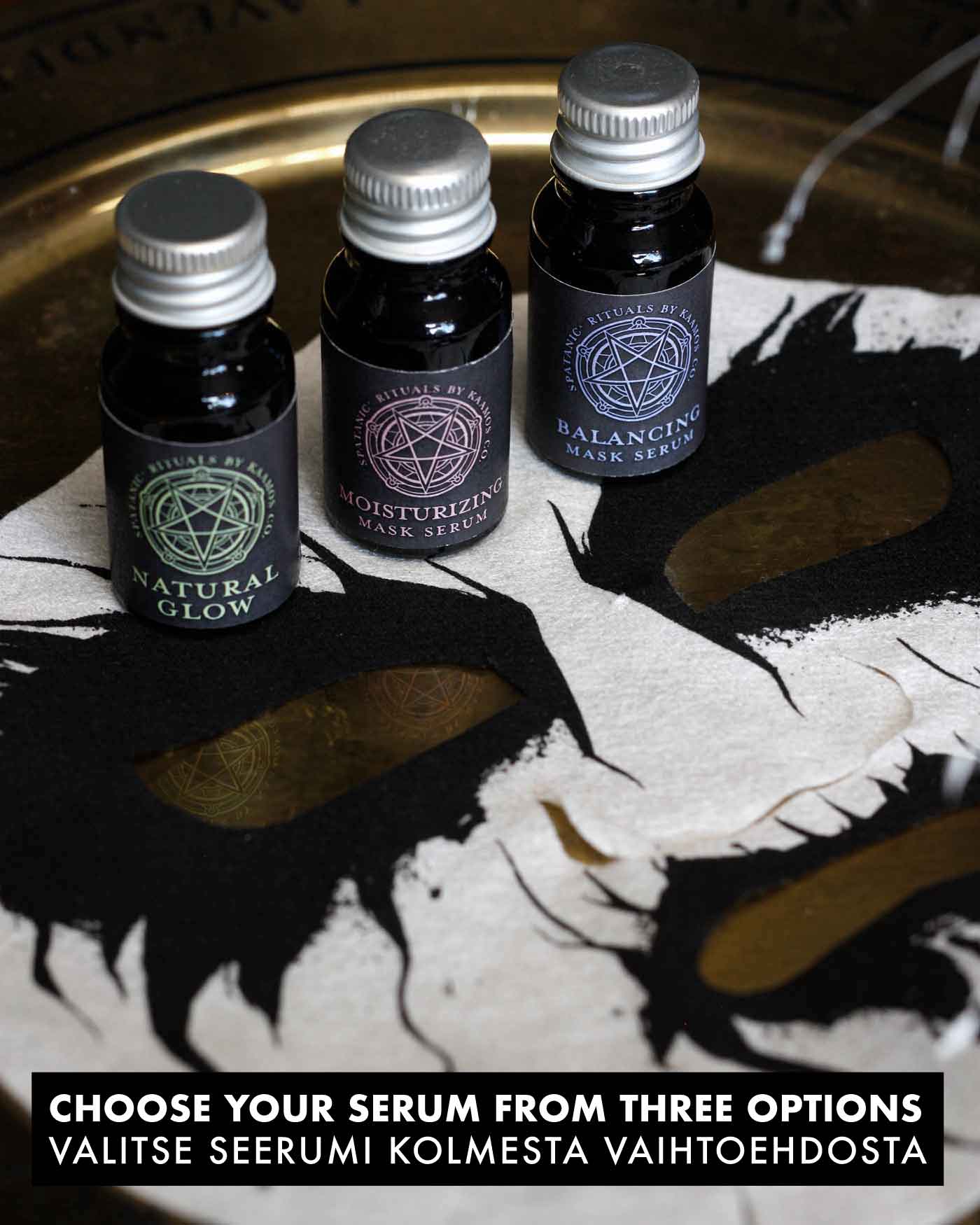 Corpse Paint Sheet Mask, 1pc, Organic