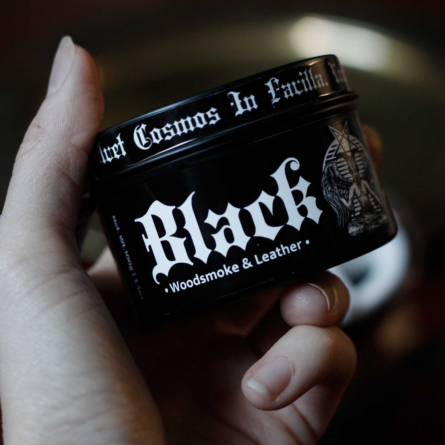 Soy candle, Black Metal