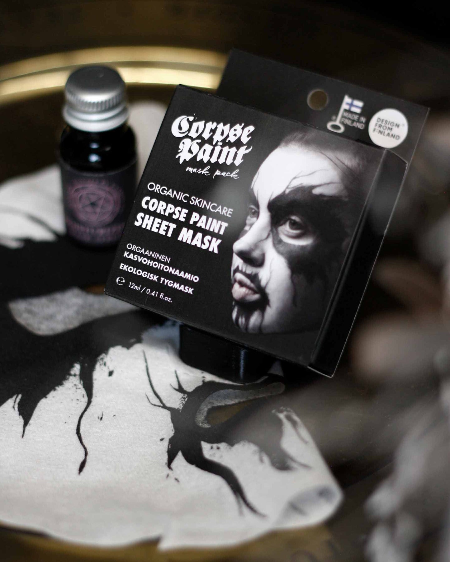 Corpse Paint Sheet Mask, 1pc, Organic