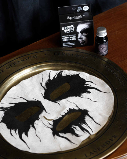 Corpse Paint Sheet Mask, 1pc, Organic