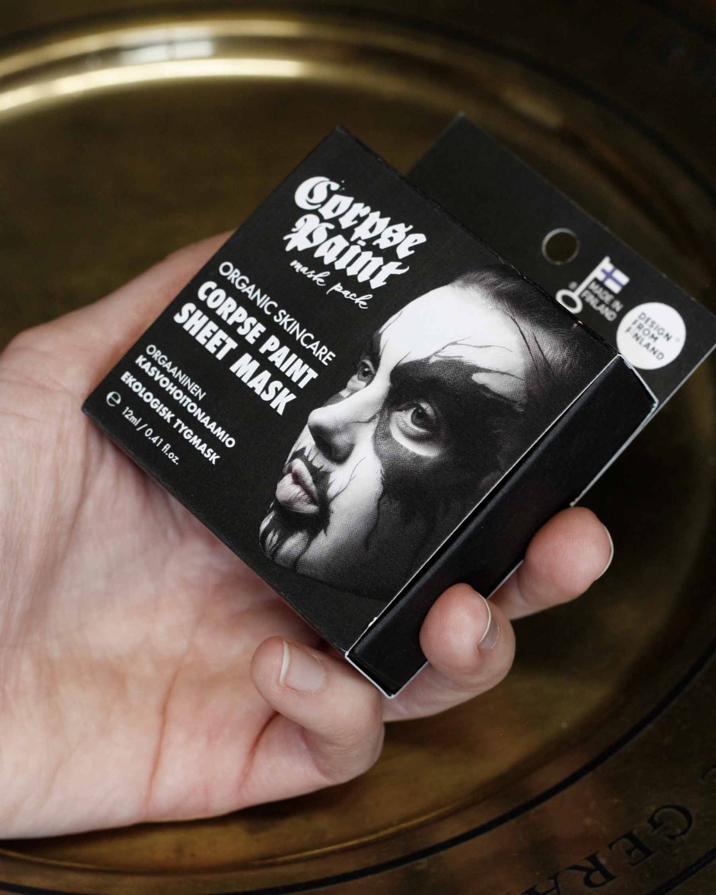 Corpse Paint Sheet Mask, 1pc, Organic