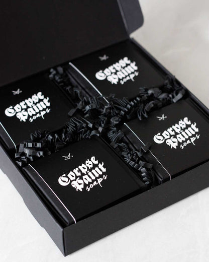 Ghost art soap collection box, 4 soaps