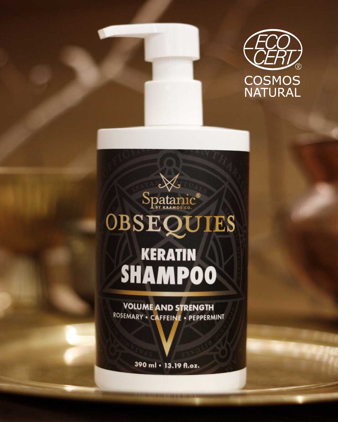 Keratin Shampoo, Volume and Strength 390ml