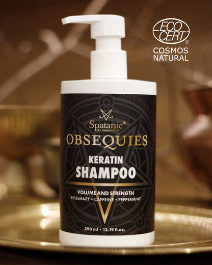 Keratin Shampoo, Volume and Strength 390ml