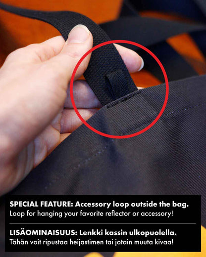 Perkele Tote Bag, Autumn Colors, Big Letters