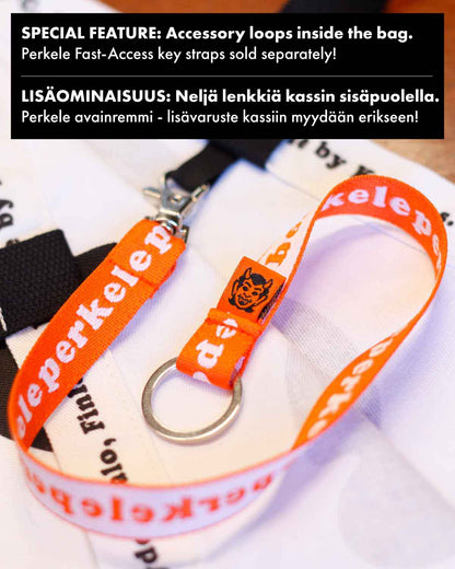 Perkele Tote Bag, White