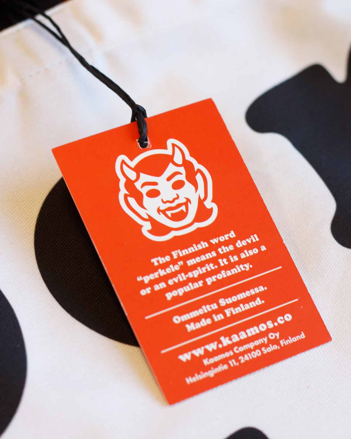 Perkele Tote Bag, White