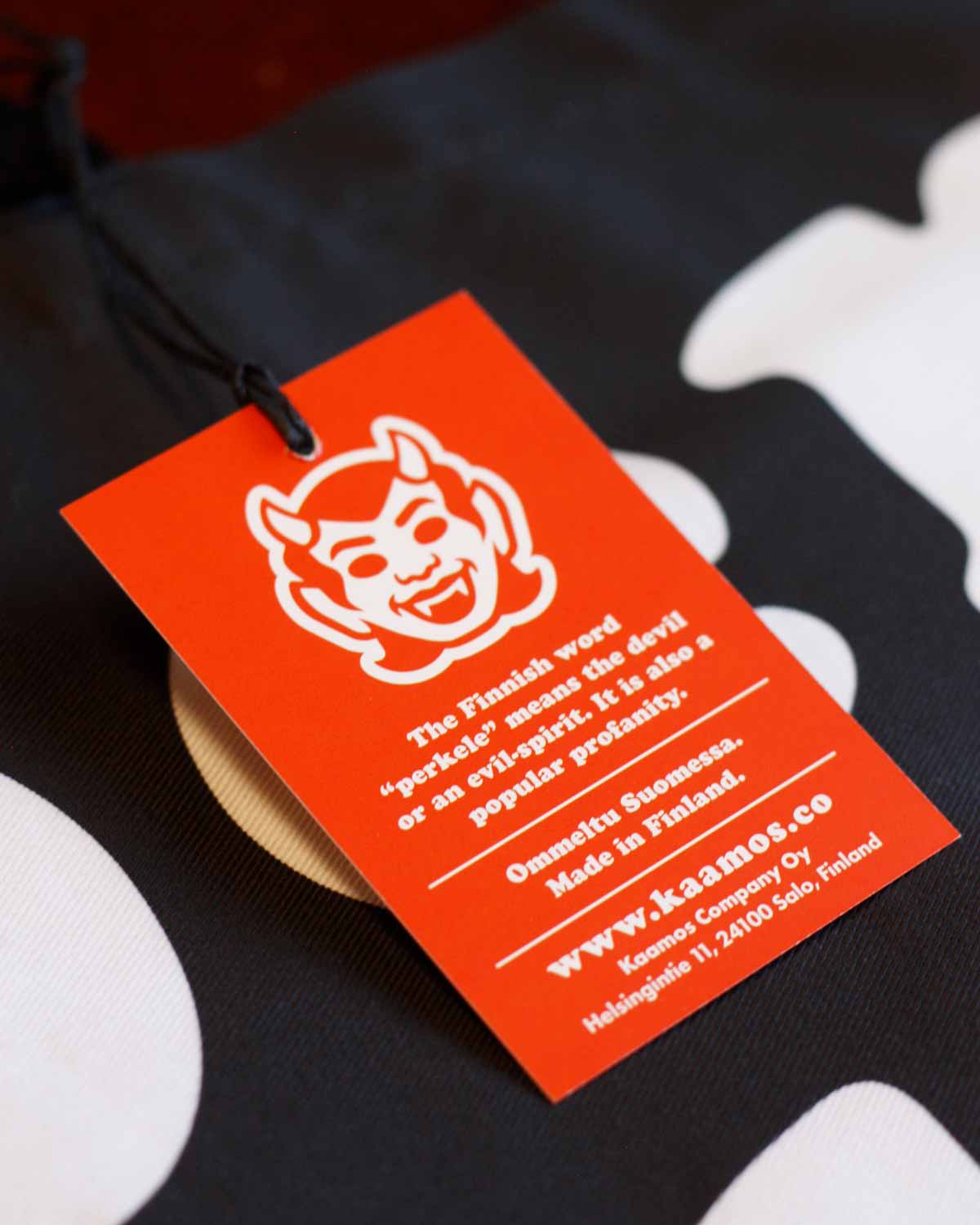 Perkele Tote Bag, Black