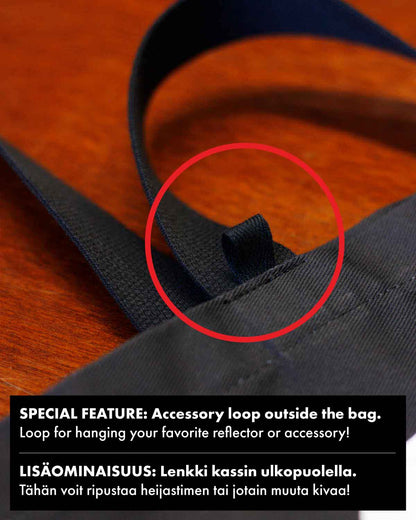 Perkele Tote Bag, Black