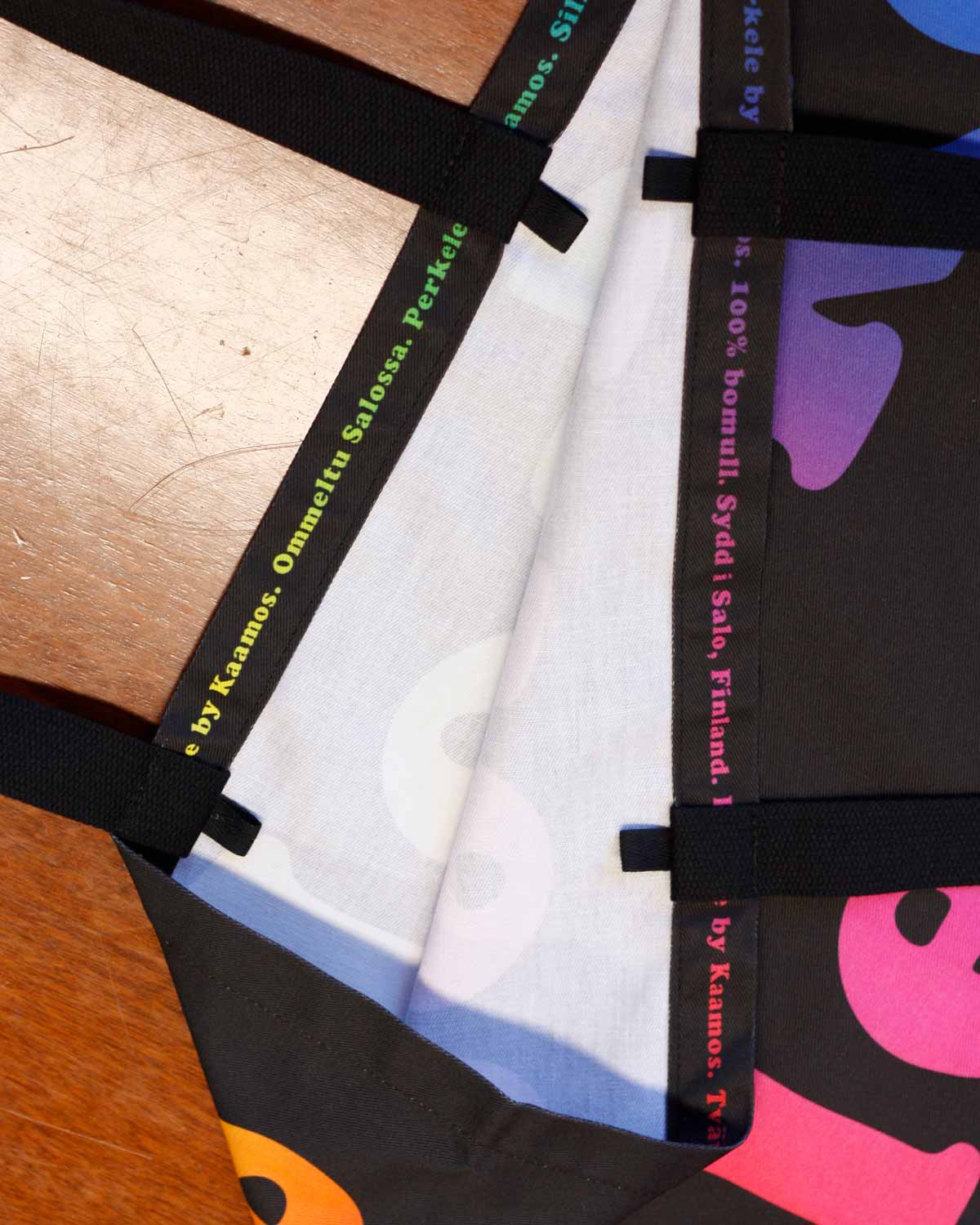 Rainbow Perkele Tote Bag, Large