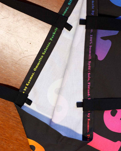 Rainbow Perkele Tote Bag, Large