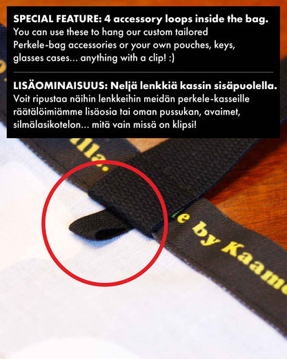 Rainbow Perkele Tote Bag, Large