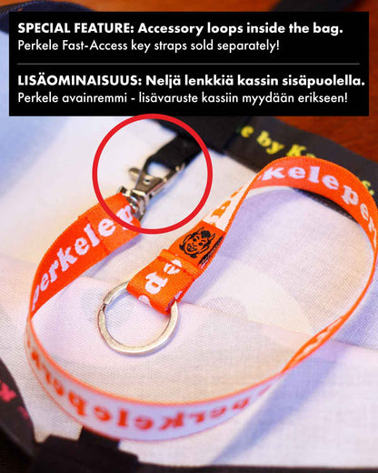 Rainbow Perkele Tote Bag, Large