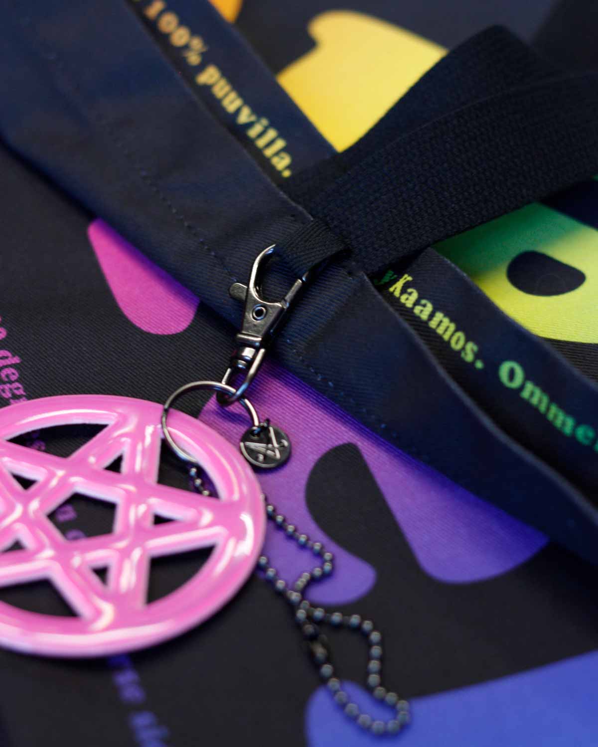 Rainbow Perkele Tote Bag, Large