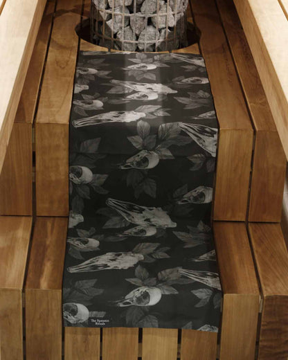 Sauna towel L, Large Skulls