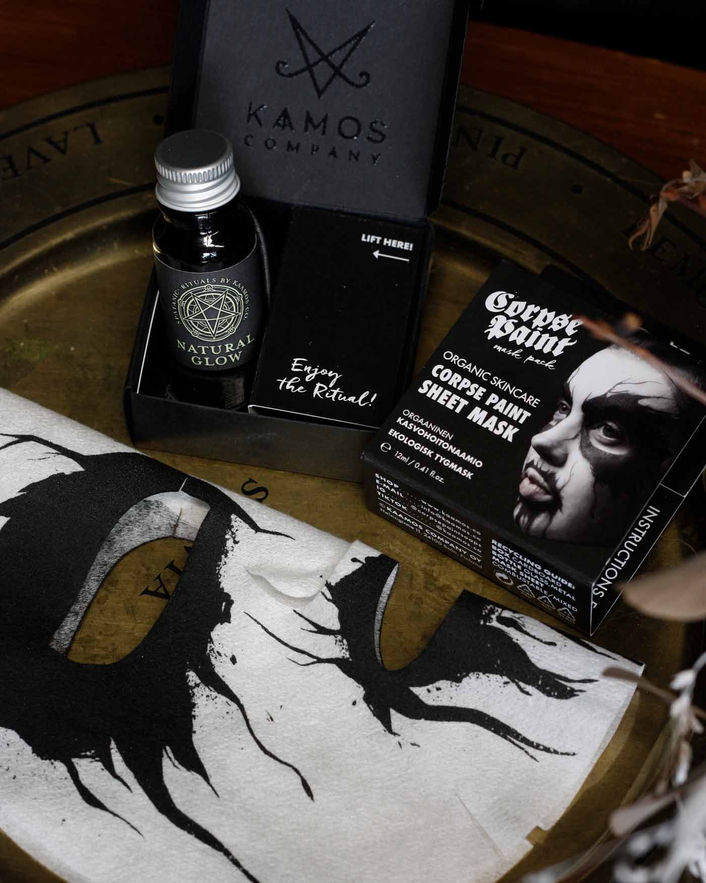 Corpse Paint Sheet Mask, 1pc, Organic