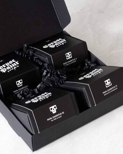 Ghost art soap collection box, 4 soaps