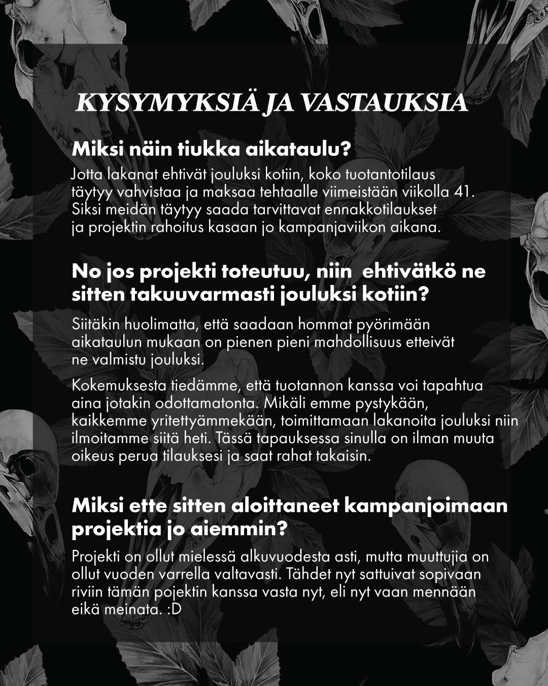 Goottilakanat -ennakkotilaus