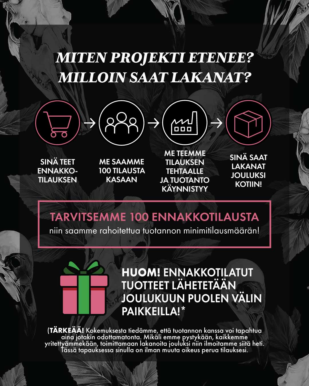 Goottilakanat -ennakkotilaus