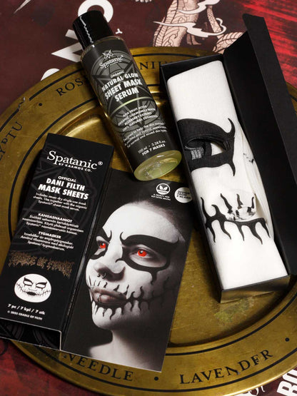 Dani Filth Sheet Mask set, 7 masks, Licensed Cradle of Filth