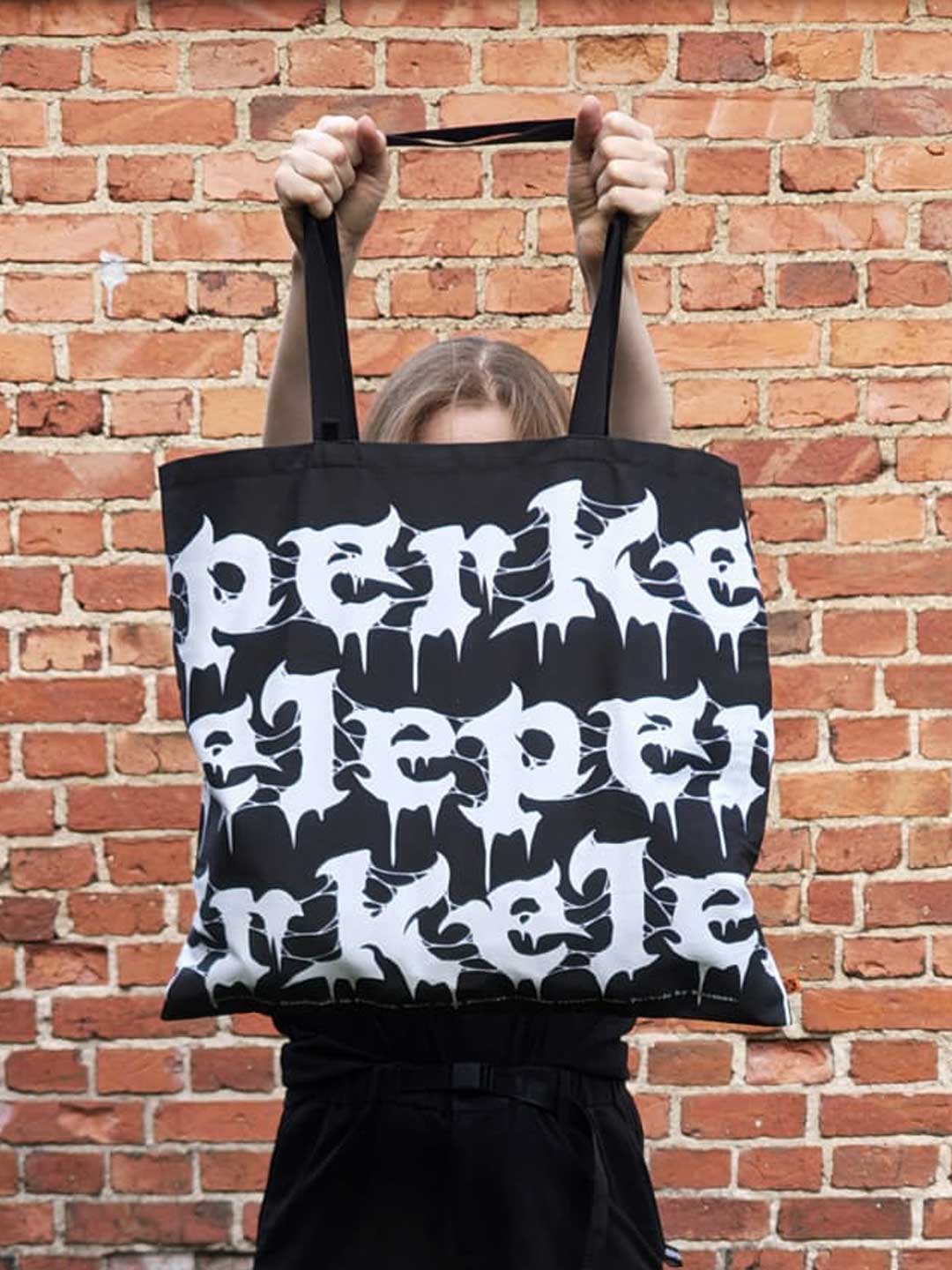(COMING SOON) Perkele Tote Bag, Metal Edition, Black