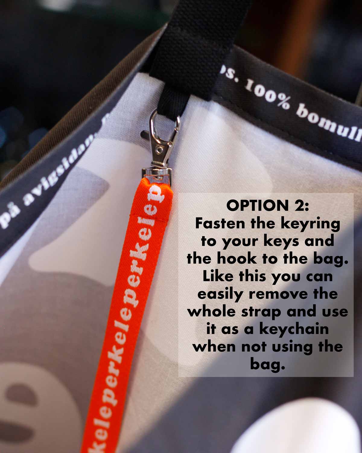 Perkele Fast-access strap, tote bag accessory