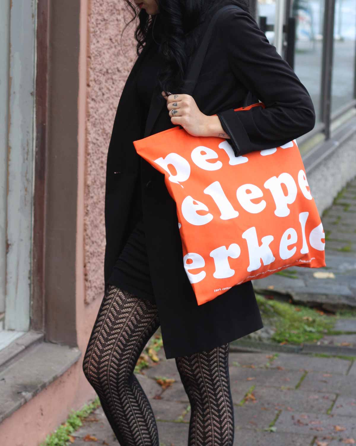 Perkele Tote Bag, Rusty Red