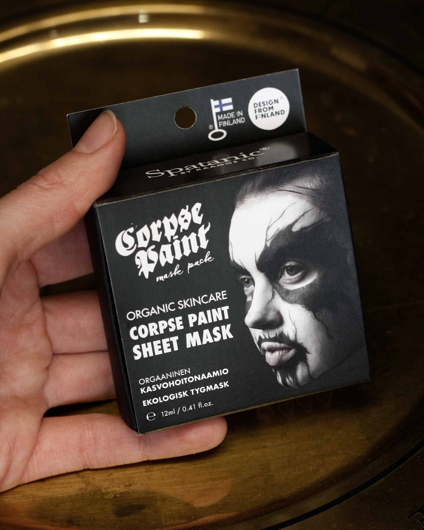 Corpse Paint Sheet Mask, 1pc, Organic